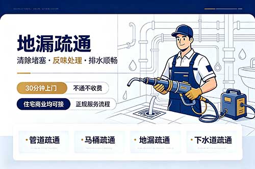 大竹地漏疏通